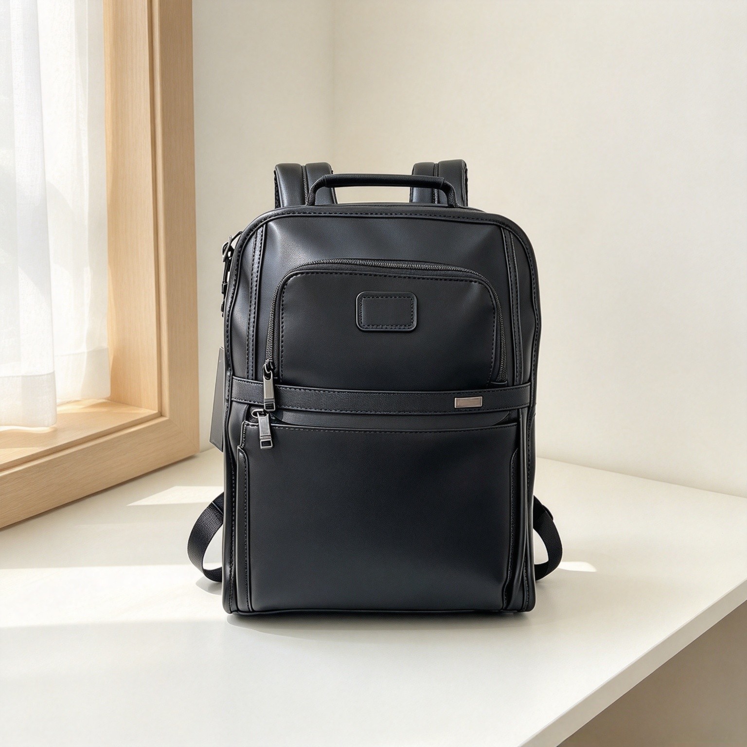Backpacks - Zaino in pelle per laptop da