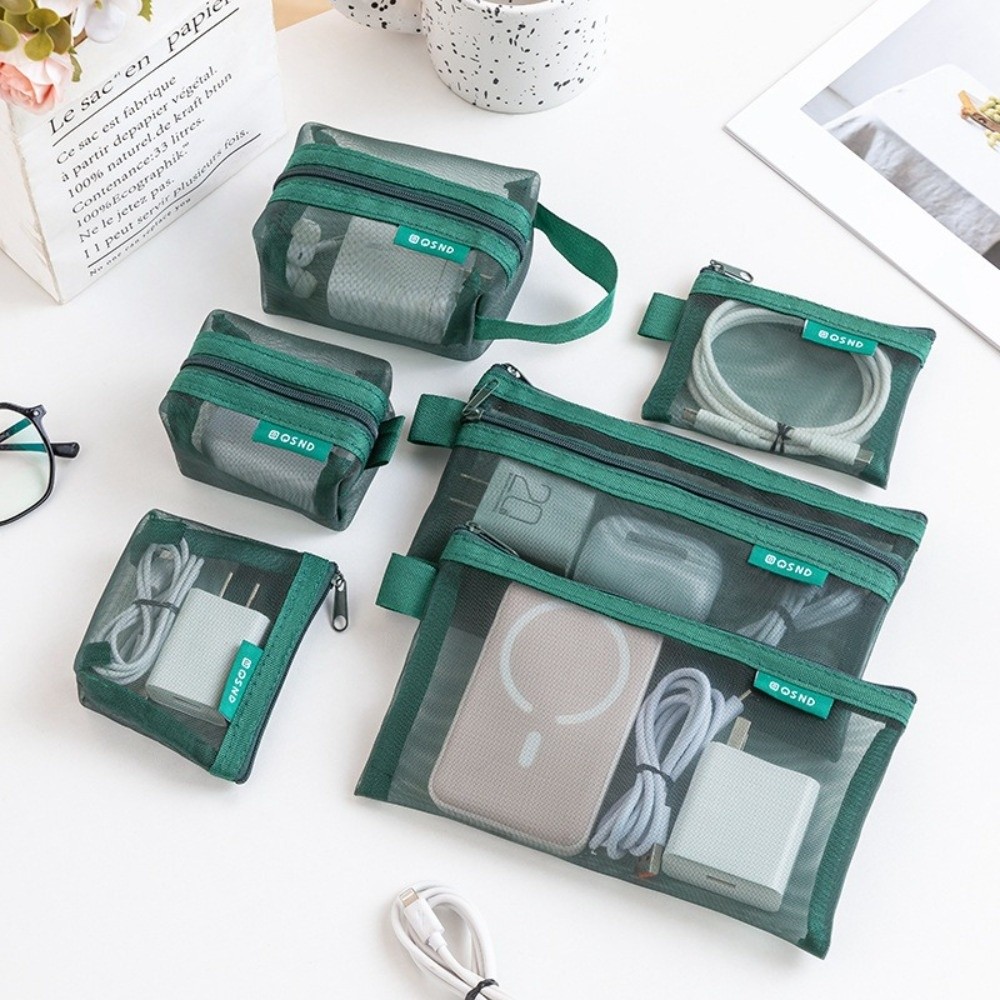 Cosmetic Bags - Borsa trasparente in nylon resistente, ideale