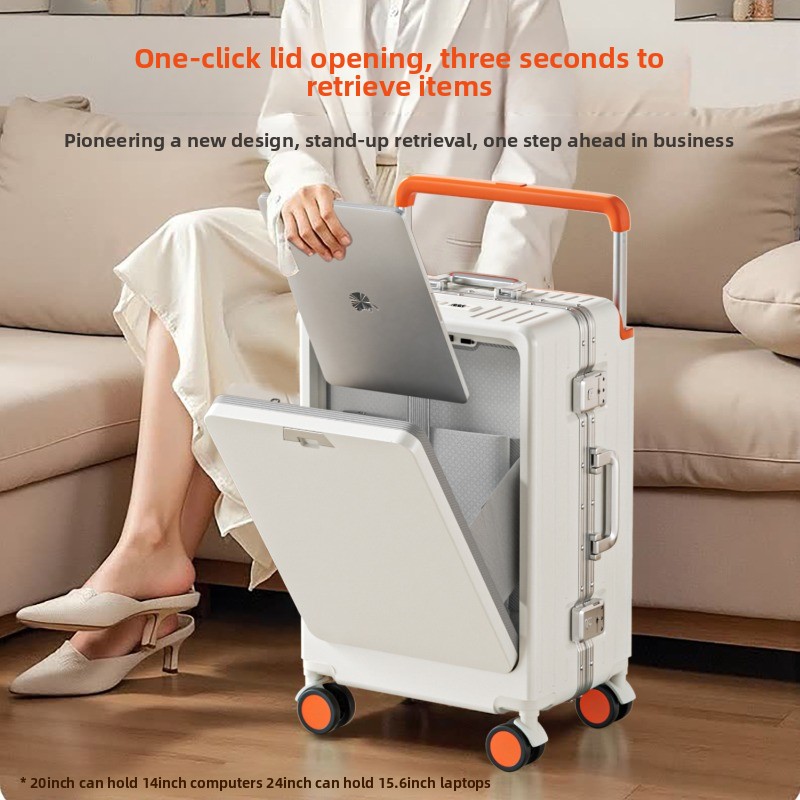 Spinner Wheel Rolling Suitcase 20 Inch - Valigia da viaggio con telaio in
