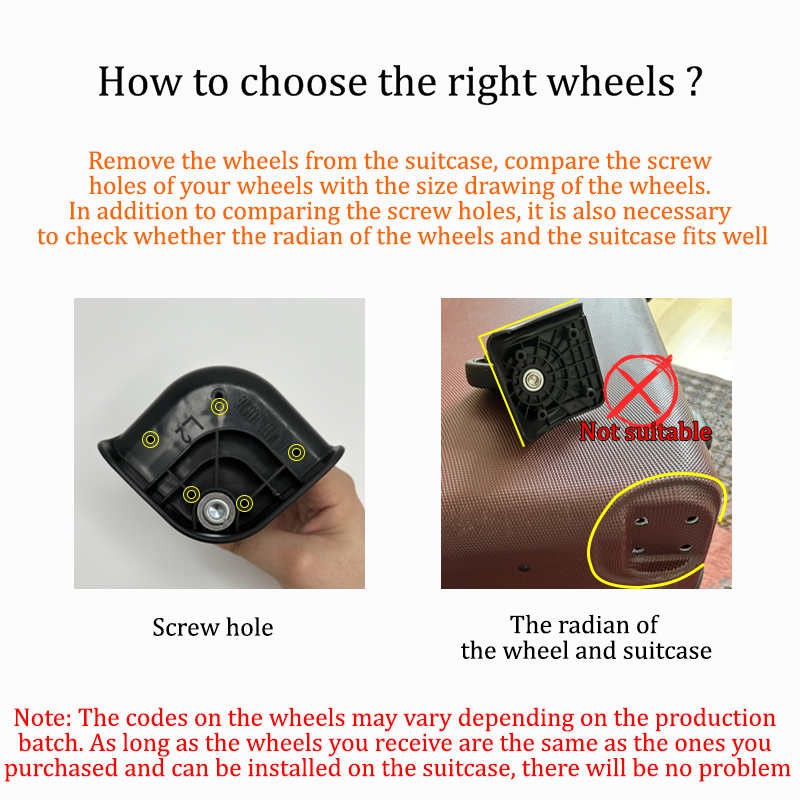 Ruote di Ricambio per Valigie  - Silent Replacement Luggage Wheels recensione e prezzo