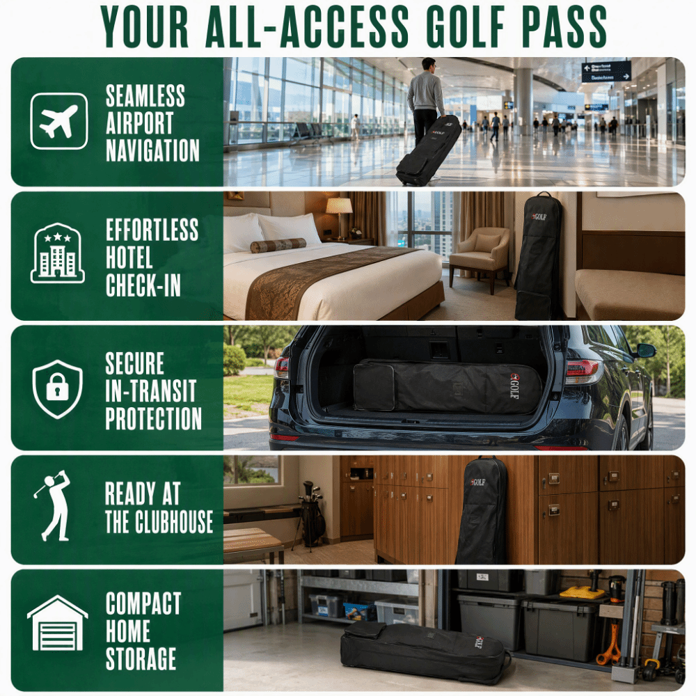 Borsa da viaggio per il golf,  - Foldable Rolling Luggage Bag recensione e prezzo
