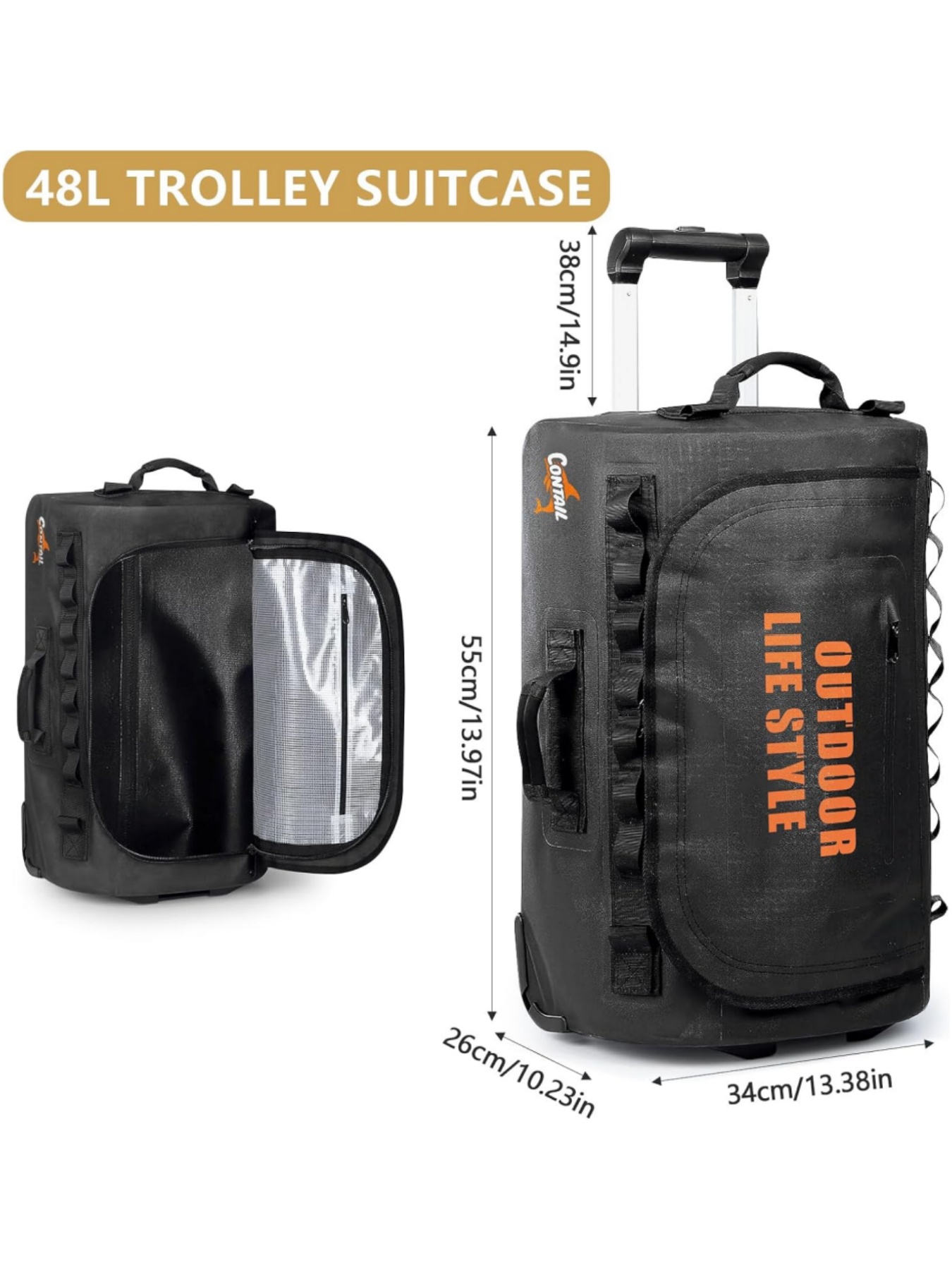 Borsa per immersione con ruote - Foldable Rolling Luggage Bag recensione e prezzo